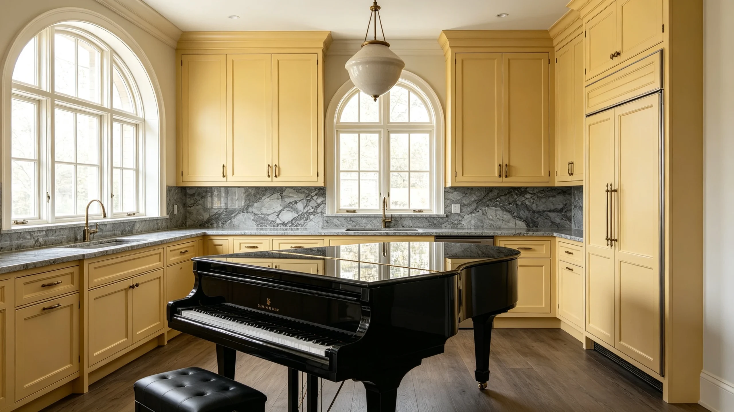 Invisible Grey Rq Marble Butler Pantry