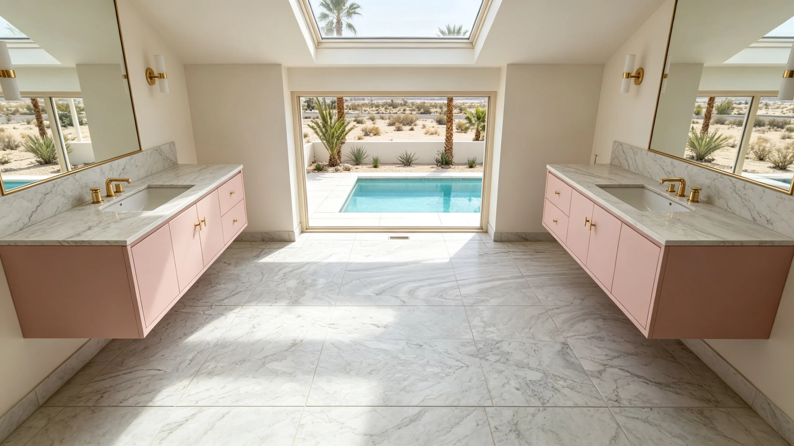 Milano Venato Zucchi Stones Marble Bathroom Floor