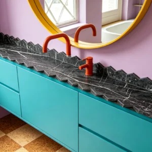 Nebel Rq Marble Bathroom Backsplash