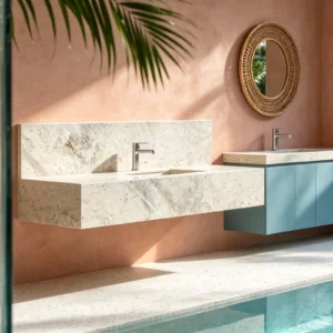 Palisandro Rq Marble Bathroom Backsplash
