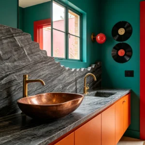 Platinus Marble Bathroom Backsplash