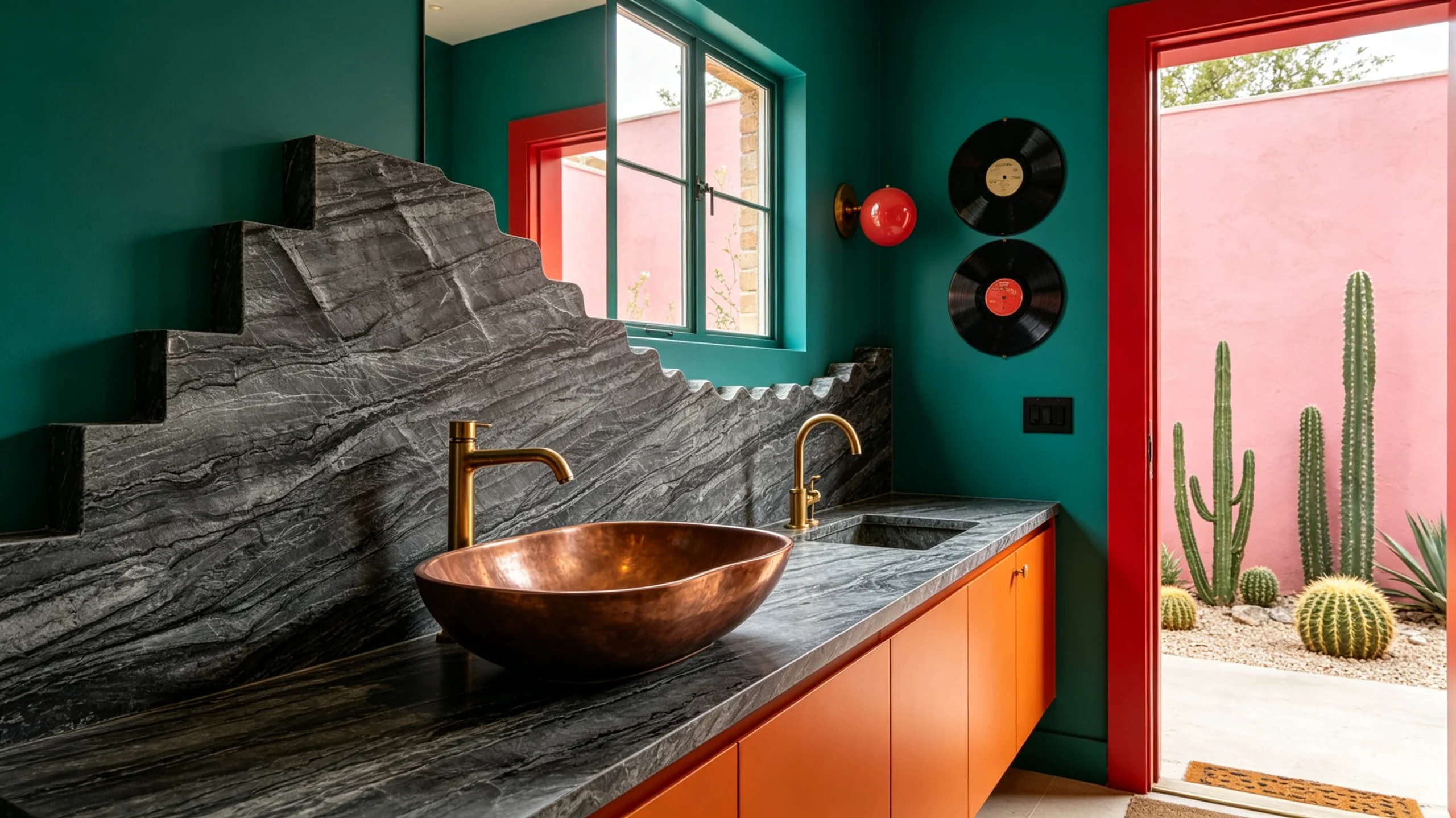 Platinus Marble Bathroom Backsplash