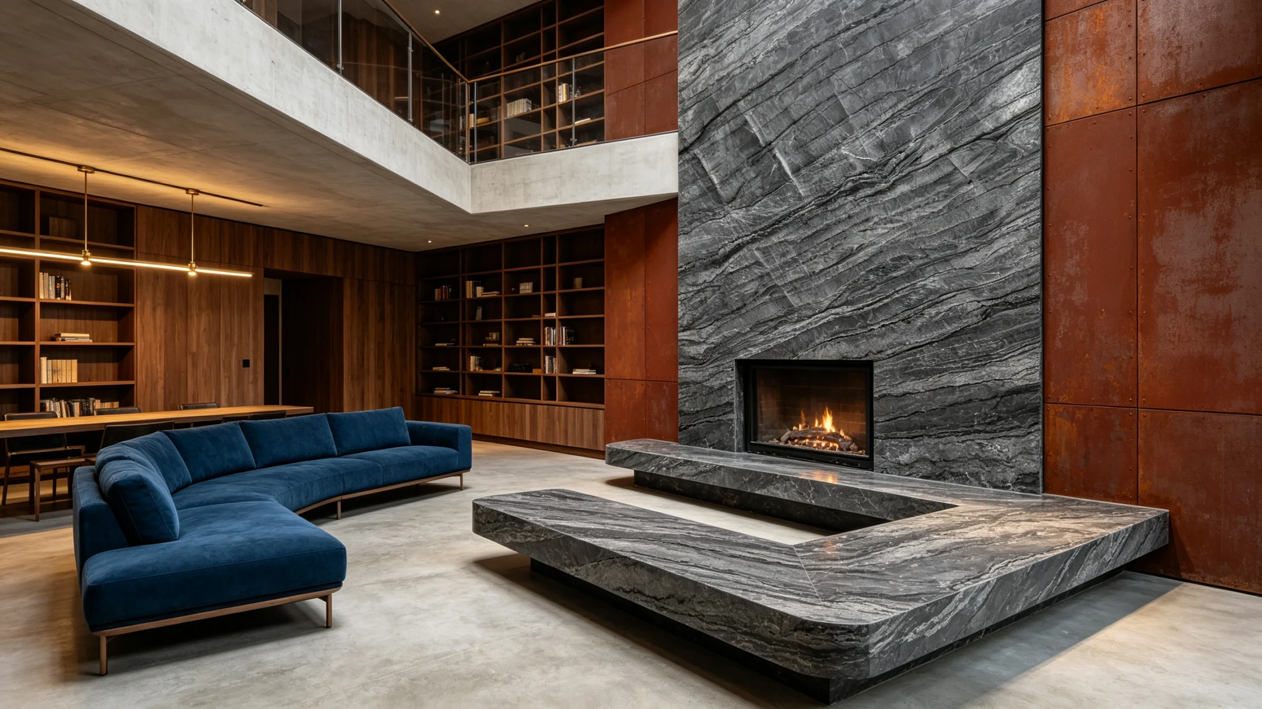 Platinus Marble Fireplace Surround