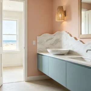 Rhino White Rq Marble Bathroom Backsplash