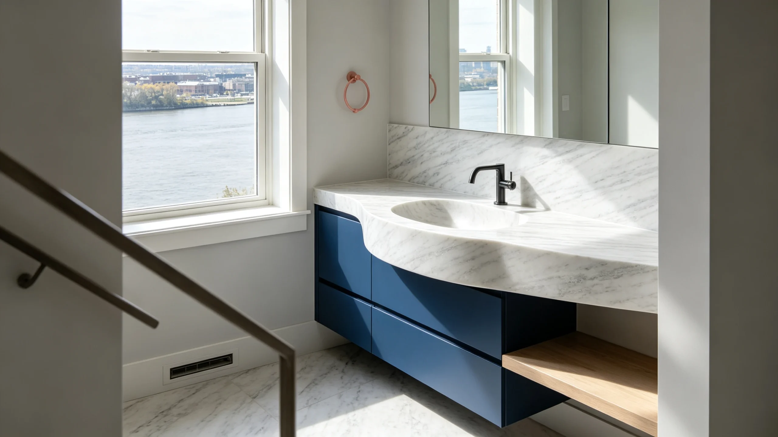 Shadow Storm Zucchi Stones Marble Wash Station