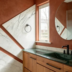 Statuario Antico Rq Marble Bathroom Backsplash