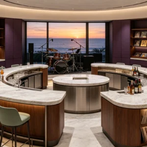 Statuario Crystal Zucchi Stones Marble Bar