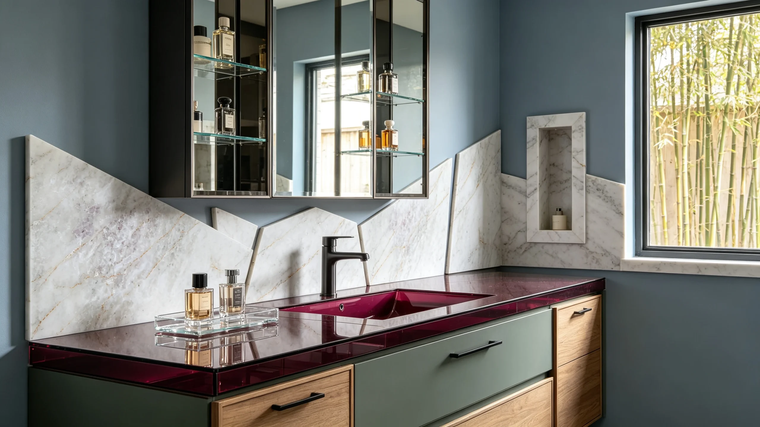 Statuario Crystal Zucchi Stones Marble Bathroom Backsplash