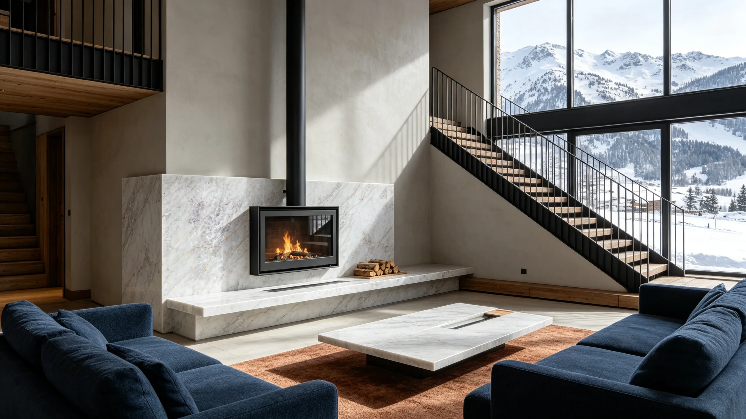 Statuario Crystal Zucchi Stones Marble Fireplace Surround