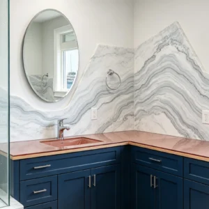 Statuario Djanballa Rq Marble Bathroom Backsplash