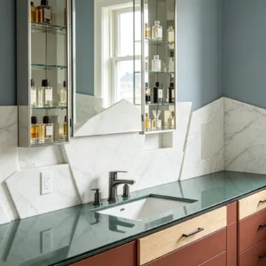 Statuario Extra Rq Marble Bathroom Backsplash