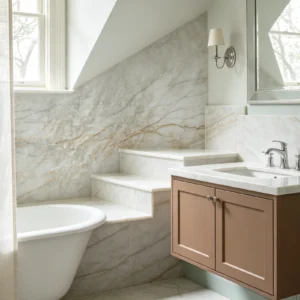 Sunset Dolomite Rq Marble Bathroom Backsplash