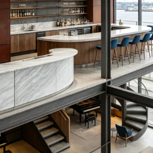 Tesoro Grigio Zucchi Stones Marble Bar