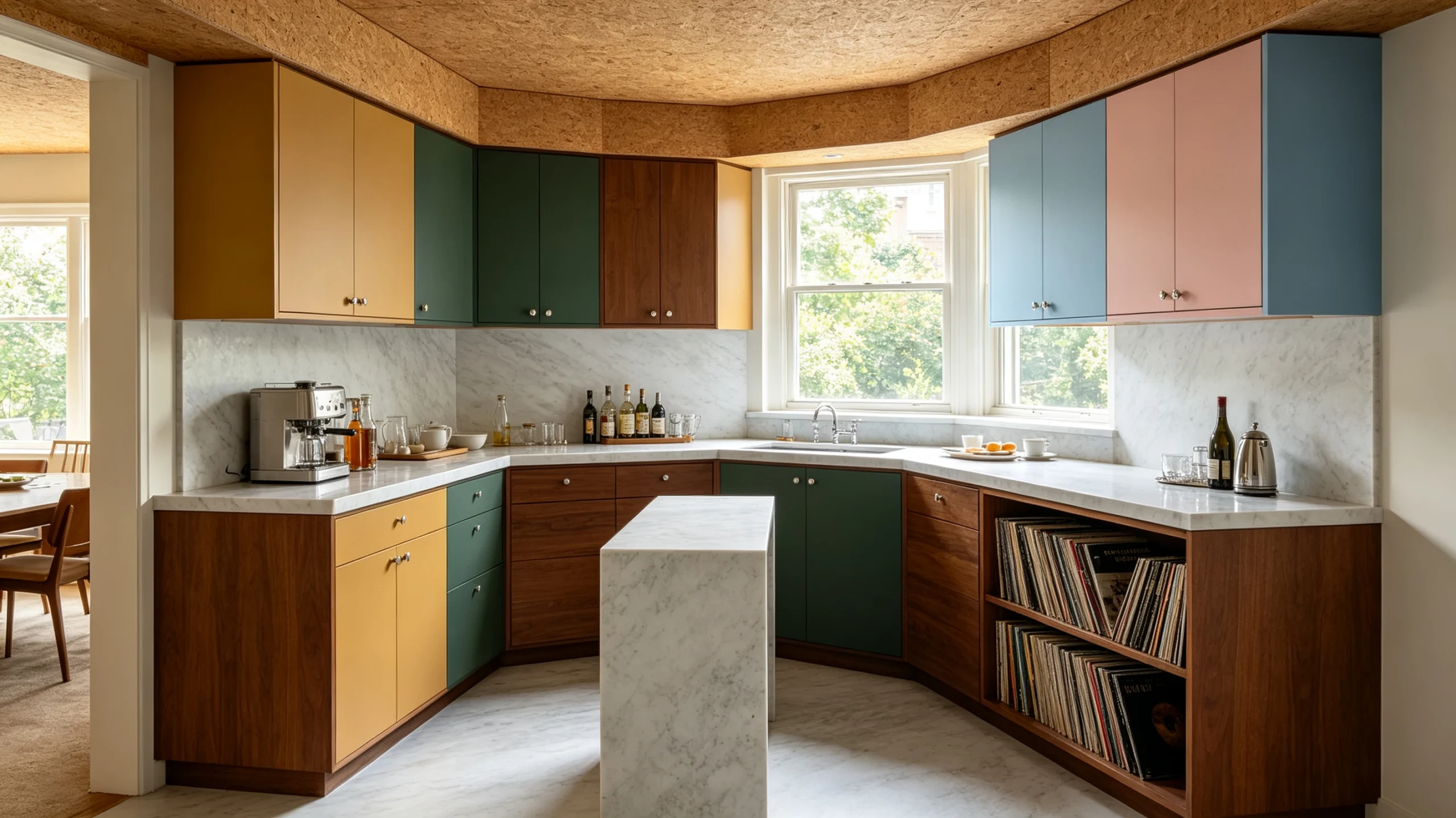 Tesoro Grigio Zucchi Stones Marble Butler Pantry