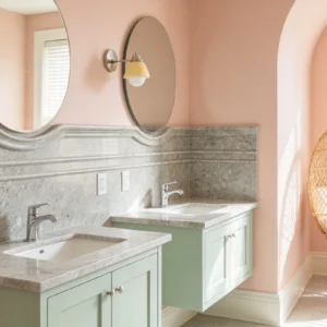 Tundra Grey Rq Marble Bathroom Backsplash