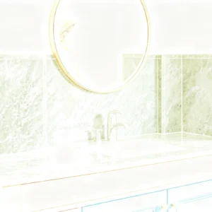 Verde Olio Rq Marble Bathroom Backsplash