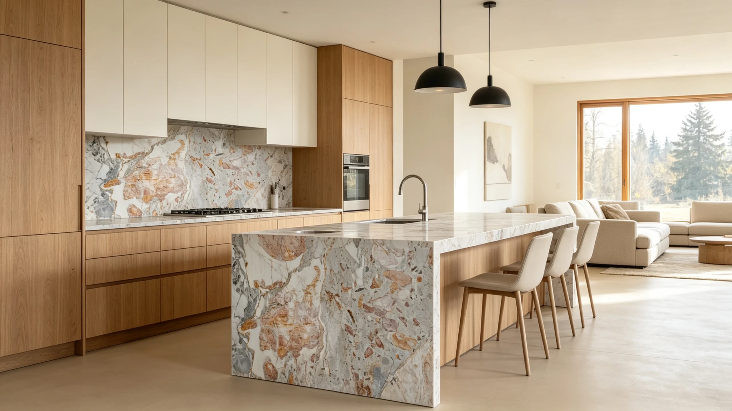 Сeppo Di Vagli Rq Marble Kitchen Island
